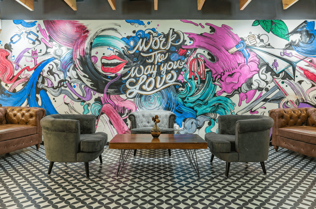 Illustration d'un pont reliant des îles ou d'un réseau d'acteurs (artistes, entreprises, galeries) – La Responsabilité Culturelle des Entreprises (RCE) comme pont pour l'écologie du marché de l'art.